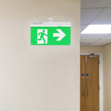 LED-Notleuchte EMERGENCY EXIT LED/2,5W/230V 4in1 6000K