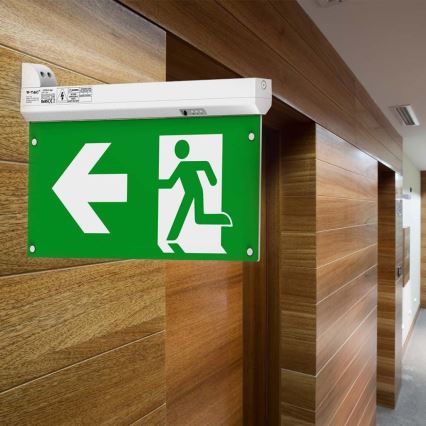 LED-Notleuchte EMERGENCY EXIT LED/2,5W/230V 4in1 6000K