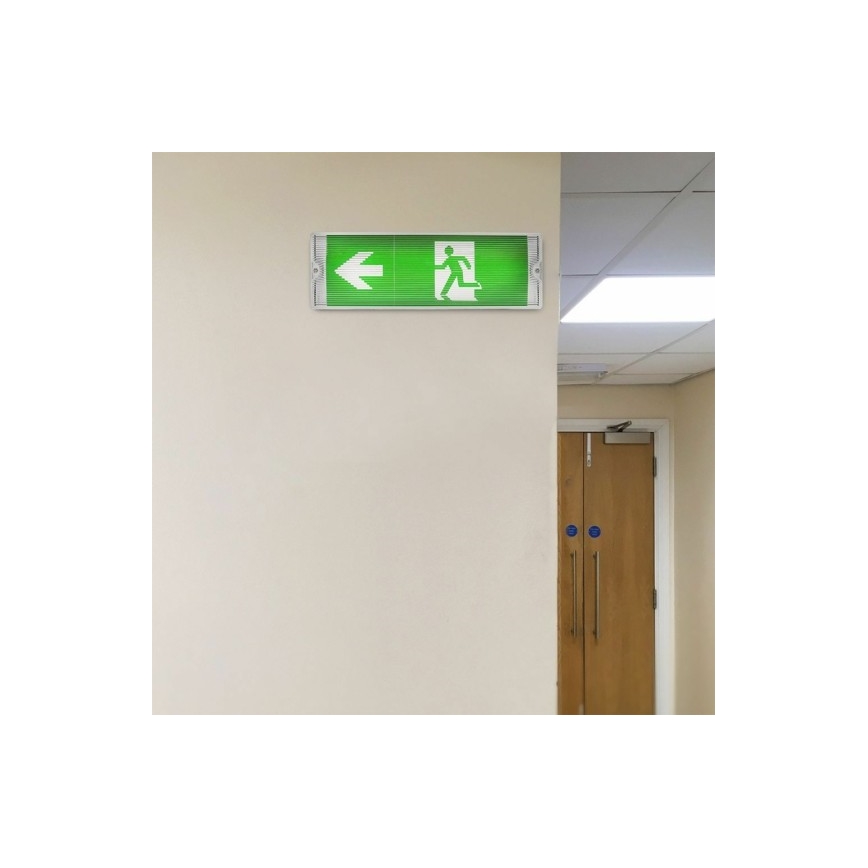 LED-Notleuchte EMERGENCY EXIT LED/3W/230V 6400K IP65