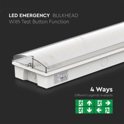 LED-Notleuchte EMERGENCY EXIT LED/3W/230V 6400K IP65