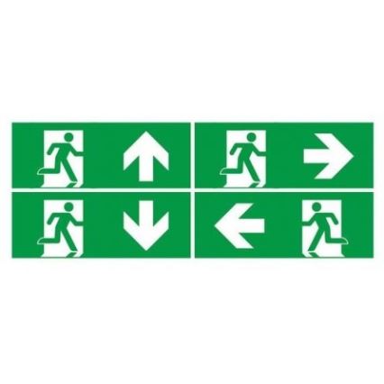 LED-Notleuchte mit regelmäßiger Funktionsprüfung EMERGENCY EXIT LED/3W/230V 6400K IP65