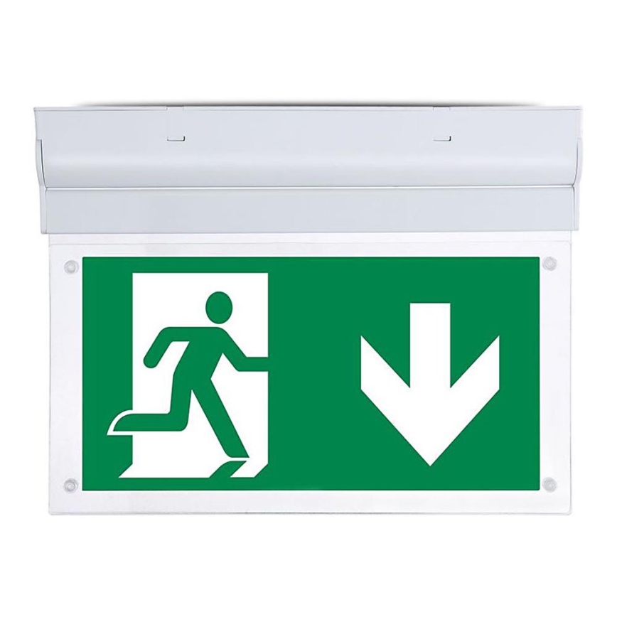 LED-Notleuchte EMERGENCY EXIT SAMSUNG CHIP LED/2W/230V 6000K