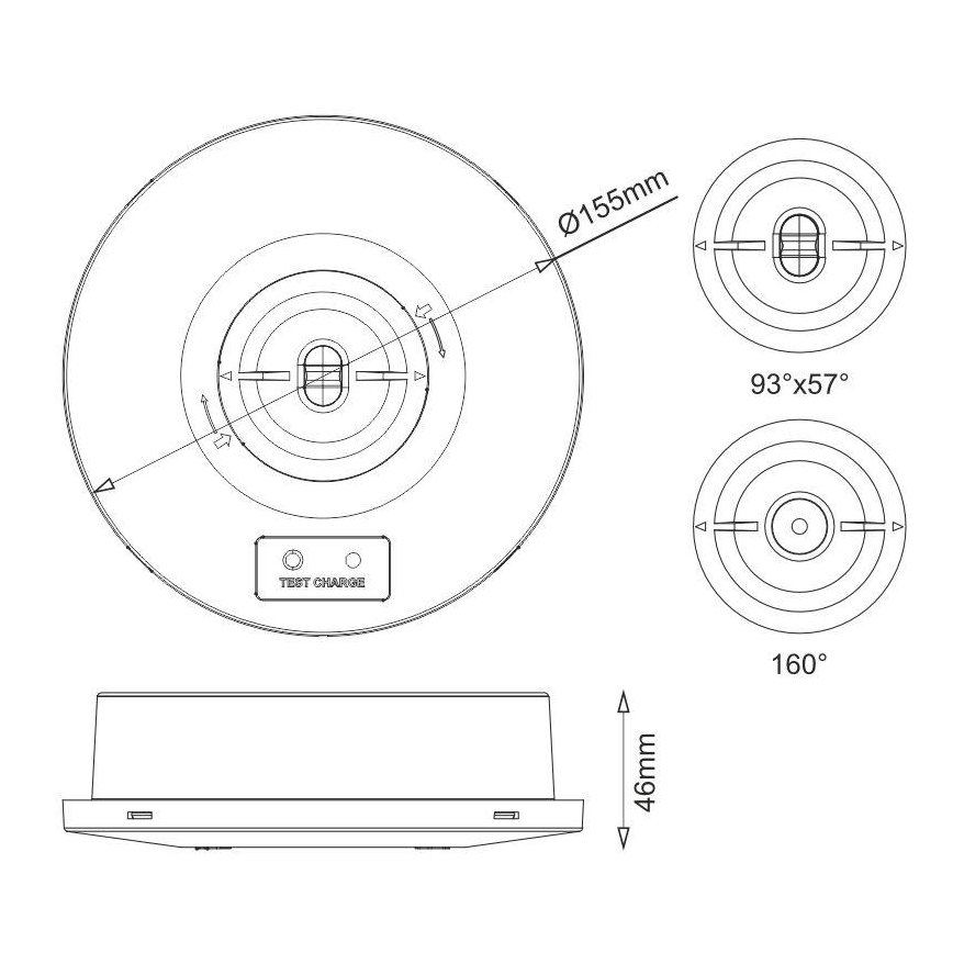 LED-Notleuchte LED/2W/230V IP65 6000K
