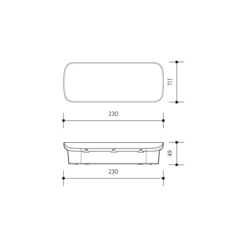 LED-Notleuchte VIRGO EVO LED/1W/230V 6000K IP65