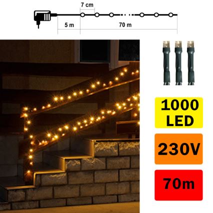 LED Weihnachtslichtvorhang