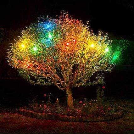 LED-Outdoor-Lichterkette EASY CONNECT 8xE27 5m IP44 mehrfarbig