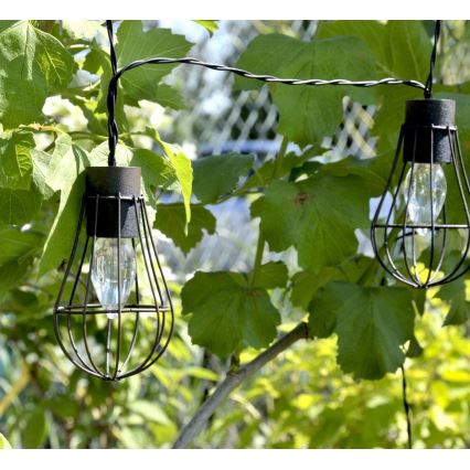 LED-Outdoor-Solarkette 10xLED/1xAAA 3,8 m IP44