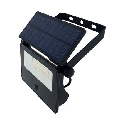 LED-Outdoor-Solarstrahler mit Sensor LED/5W/3,7V 4200K IP44