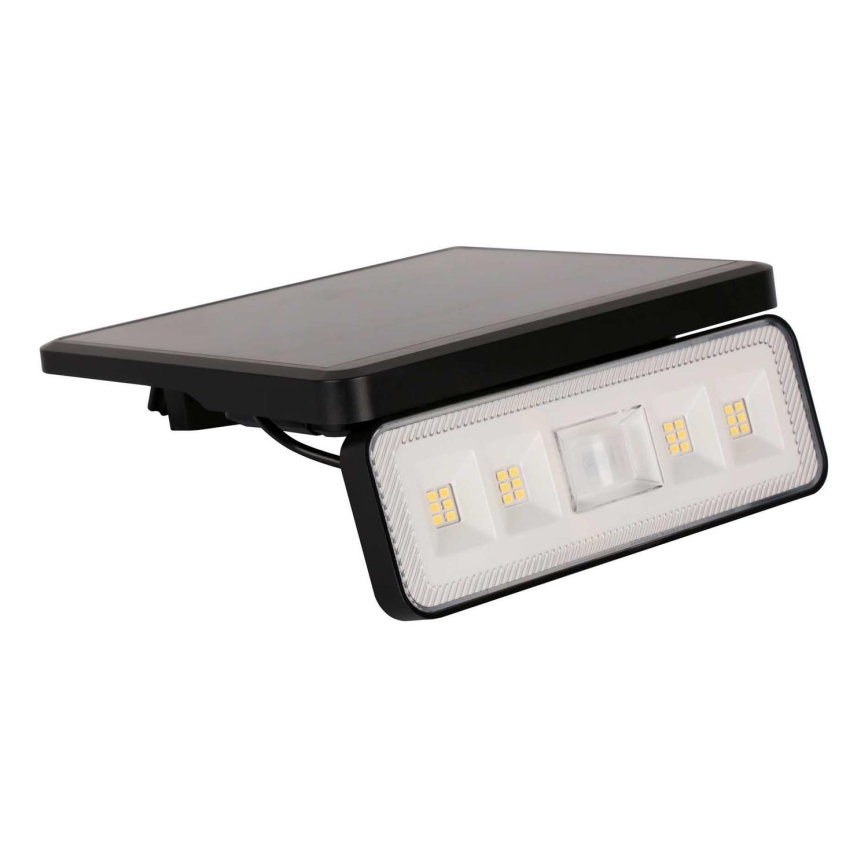 LED-Outdoor-Solarstrahler mit Sensor LED/8W/3,7V IP54 schwarz