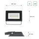 LED-Outdoor-Strahler NOCTIS LUX 3 LED/20W/230V 3000K IP65 schwarz