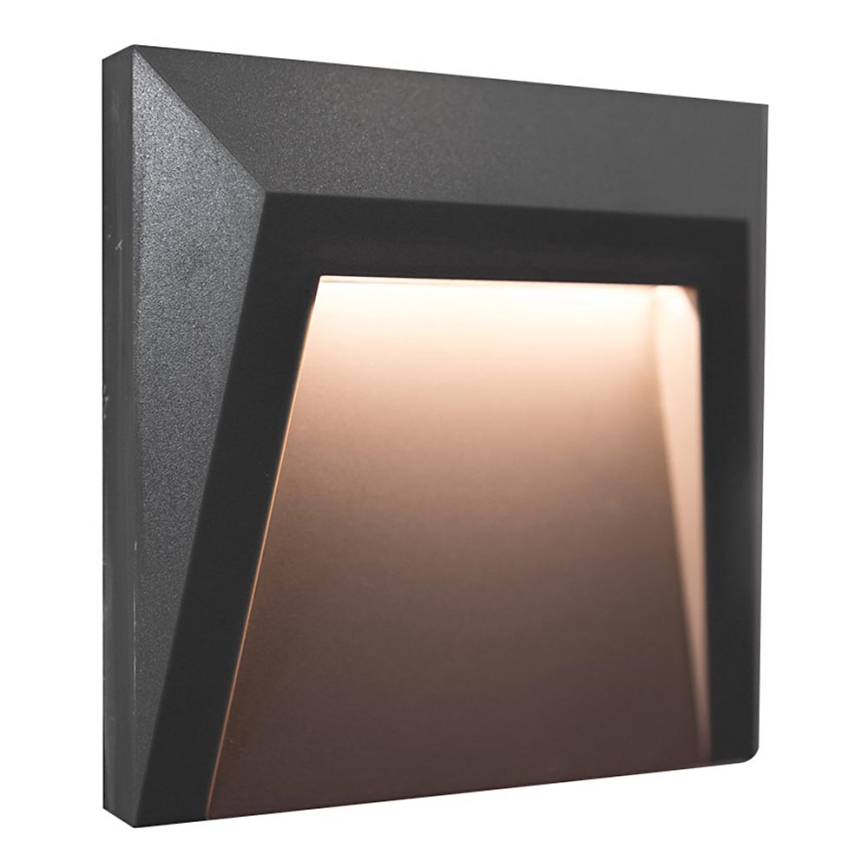 LED-Outdoor-Treppenbeleuchtung HOLDEN LED/1W/230V IP65 anthrazit
