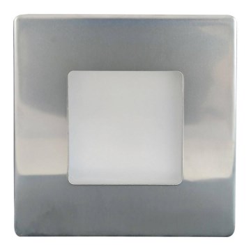 LED-Outdoor-Treppenbeleuchtung LED/1,7W/230V 2700K IP44 glänzendes Chrom