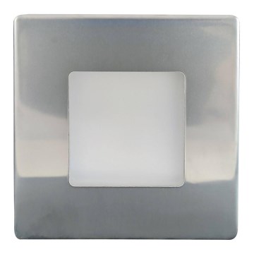 LED-Outdoor-Treppenbeleuchtung LED/1,7W/230V 4000K IP44 glänzendes Chrom