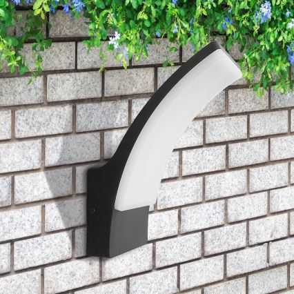 LED-Outdoor-Wandleuchte AMY LED/12W/230V IP44 schwarz