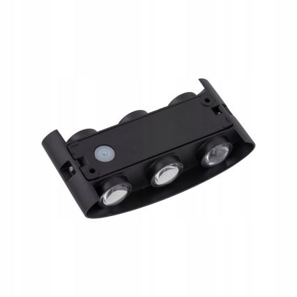 LED-Outdoor-Wandleuchte ARROW 6xLED/1W/230V IP54 schwarz