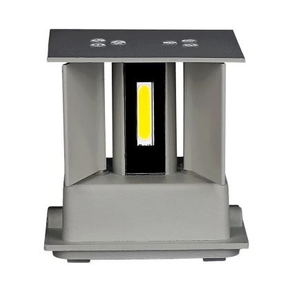 LED-Outdoor-Wandleuchte LED/11W/230V 3000K IP65 grau