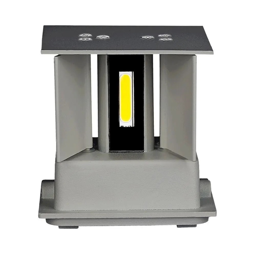LED-Outdoor-Wandleuchte LED/11W/230V 4000K IP65 grau
