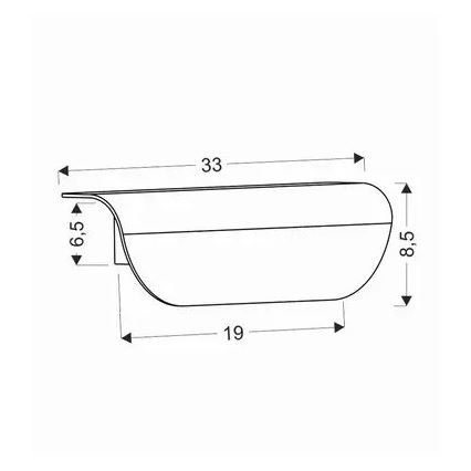 LED-Outdoor-Wandleuchte LED/12W/230V IP65 schwarz