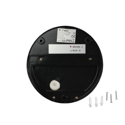 LED-Outdoor-Wandleuchte LED/3W/230V 4000K IP65 schwarz