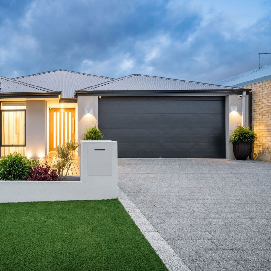 LED-Outdoor-Wandleuchte LED/5W/230V 3000K IP65 grau