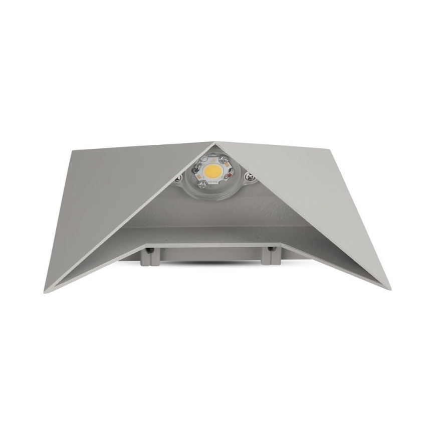 LED-Outdoor-Wandleuchte LED/5W/230V 3000K IP65 grau