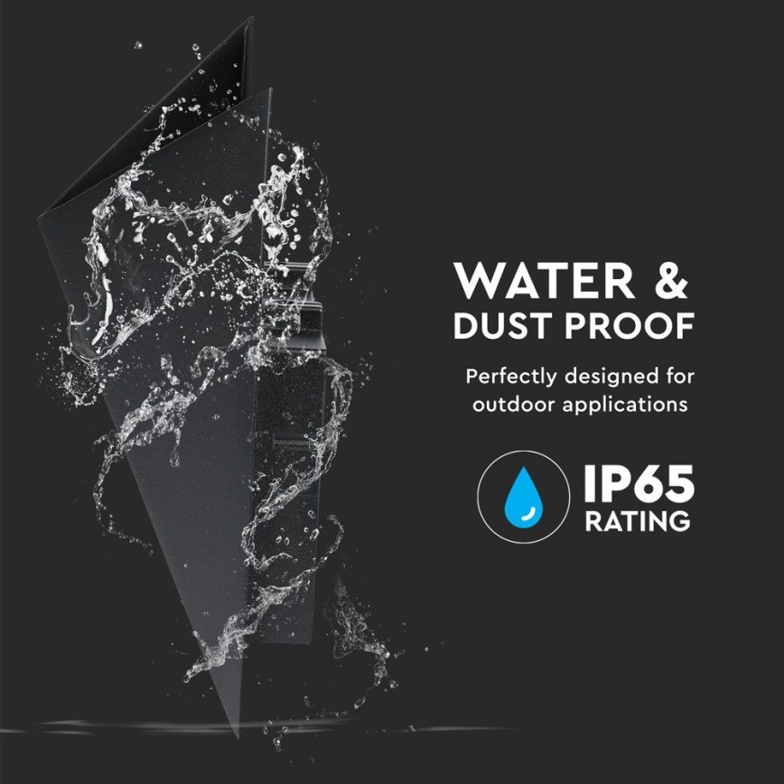 LED-Outdoor-Wandleuchte LED/5W/230V 3000K IP65 schwarz