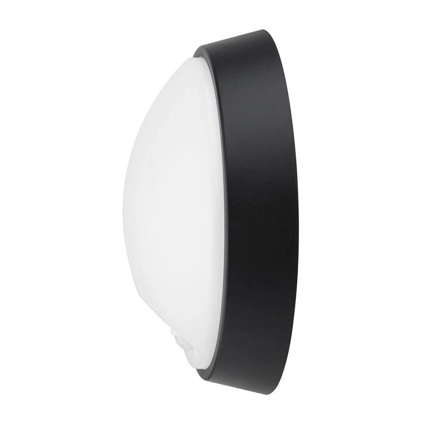 LED-Outdoor-Wandleuchte mit Sensor LED/12W/230V 3000/4000/6500K IP65 schwarz