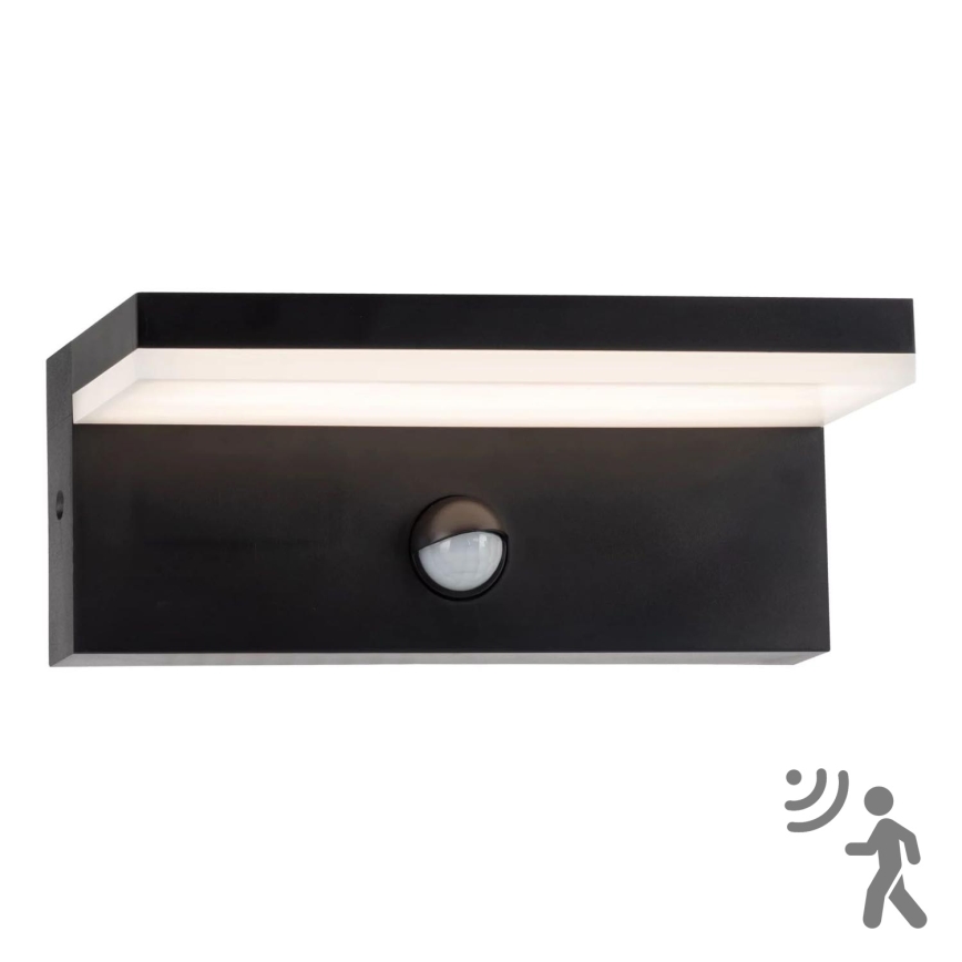 LED-Outdoor-Wandleuchte mit Sensor TESA LED/10W/230V IP54 schwarz