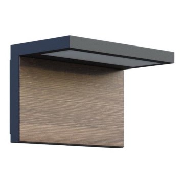 LED-Outdoor-Wandleuchte NATURA LED/12W/230V 4000K IP65 braun/anthrazit