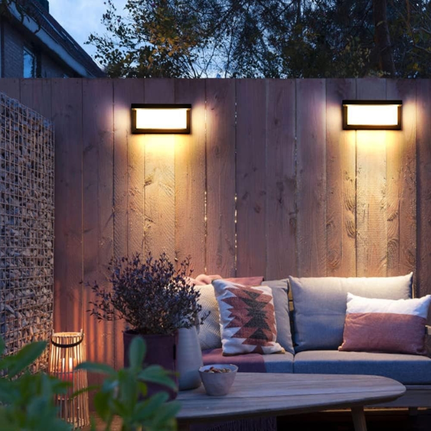 LED-Outdoor-Wandleuchte NEELY LED/12W/230V 4000K IP54 anthrazit