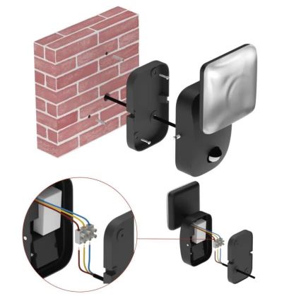 LED-Outdoor-Wandleuchte NIKA LED/12,5W/230V IP44