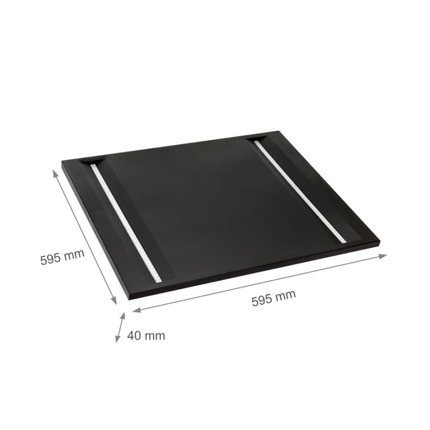 LED-Panel ALGINE LED/44W/230V 60x60 cm 4000K UGR16 schwarz