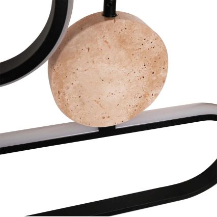 LED-Pendelleuchte an Drahtseil FLORENTYNA LED/48W/230V 4000K schwarz/beige