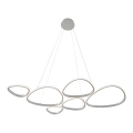 LED-Pendelleuchte an Drahtseil HELIX LED/61W/230V, silber