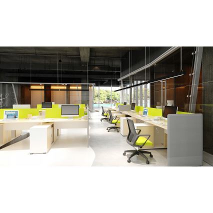 LED-Pendelleuchte an Drahtseil LED/44W/230V 6000K 120 cm schwarz