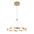 LED-Pendelleuchte an Drahtseil MARS LED/50W/230V 3000K goldfarben