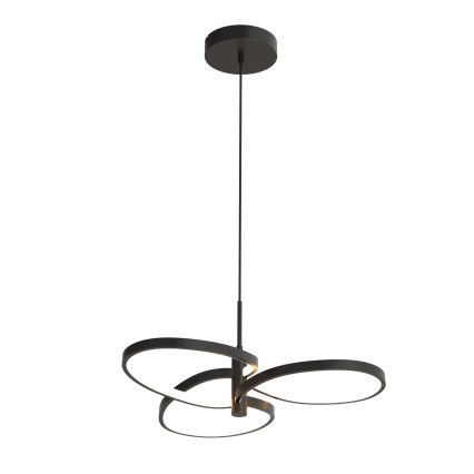 LED-Pendelleuchte an Drahtseil RIBBON LED/25W/230V 4000K schwarz