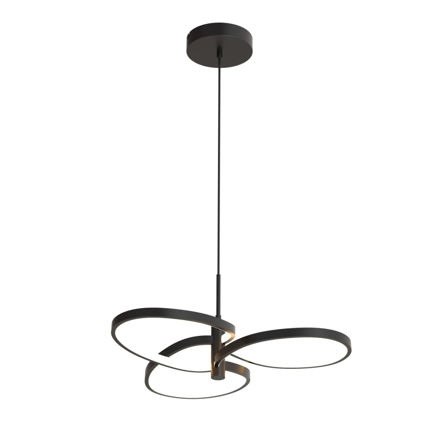 LED-Pendelleuchte an Drahtseil RIBBON LED/25W/230V 4000K schwarz