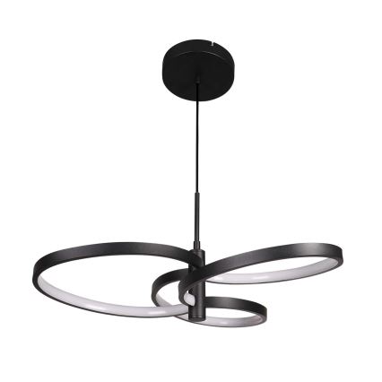 LED-Pendelleuchte an Drahtseil RIBBON LED/25W/230V 4000K schwarz