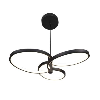 LED-Pendelleuchte an Drahtseil RIBBON LED/25W/230V 4000K schwarz