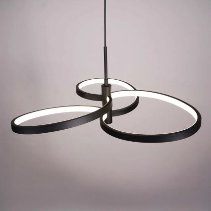 LED-Pendelleuchte an Drahtseil RIBBON LED/25W/230V 4000K schwarz