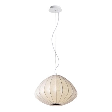 LED-Pendelleuchte an Kabel BOLA LED/11W/230V + 1xE27/5W cremefarben