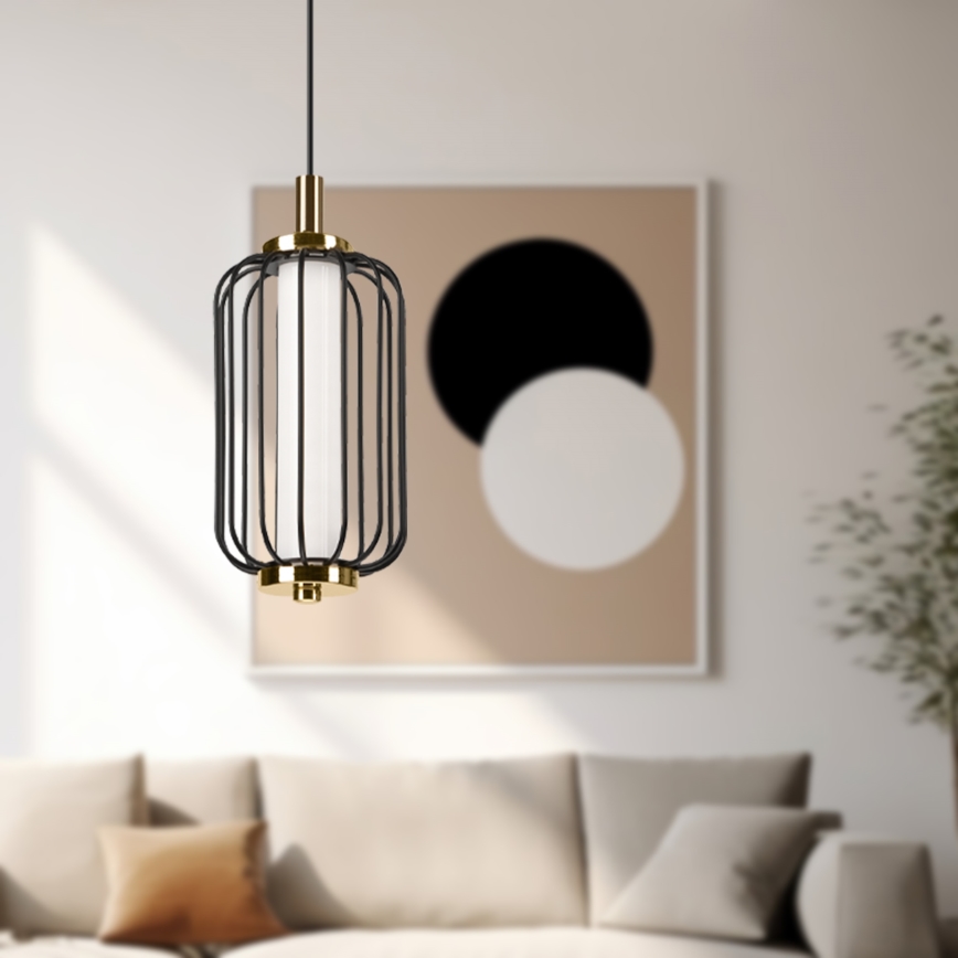 LED-Pendelleuchte an Kabel BONNIE LED/10W/230V 3000K schwarz