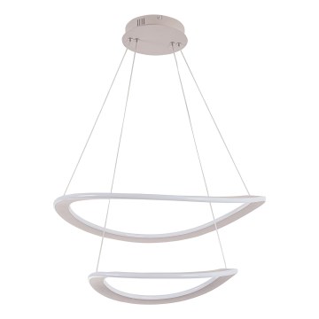 LED-Pendelleuchte an Kabel CASHMERE LED/75W/230V Ø 59,5 beige