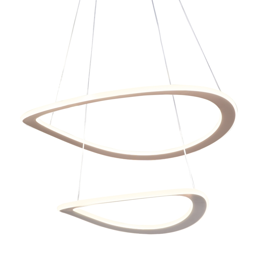 LED-Pendelleuchte an Kabel CASHMERE LED/75W/230V Ø 59,5 weiß