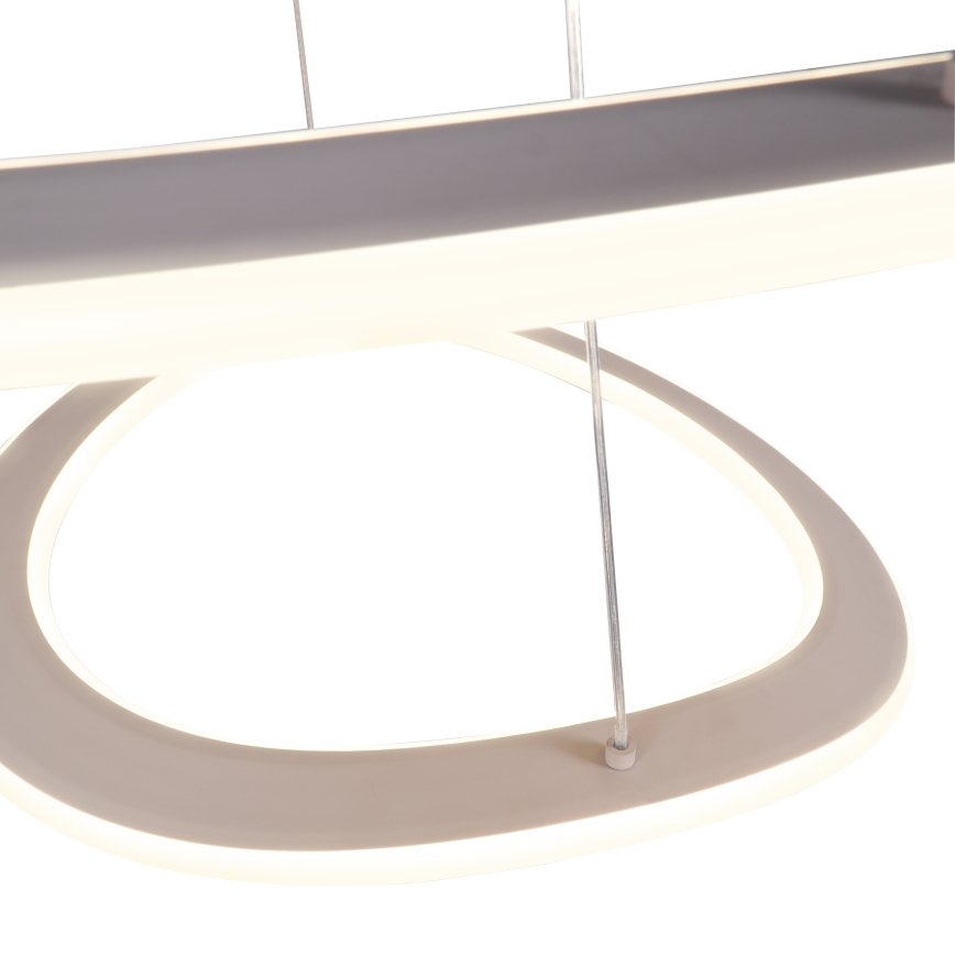 LED-Pendelleuchte an Kabel CASHMERE LED/75W/230V Ø 59,5 weiß