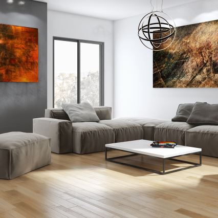 LED-Pendelleuchte an Kabel COPERNICUS LED/260W/230V schwarz