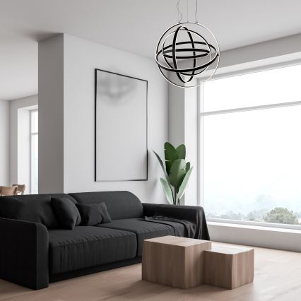 LED-Pendelleuchte an Kabel COPERNICUS LED/260W/230V schwarz