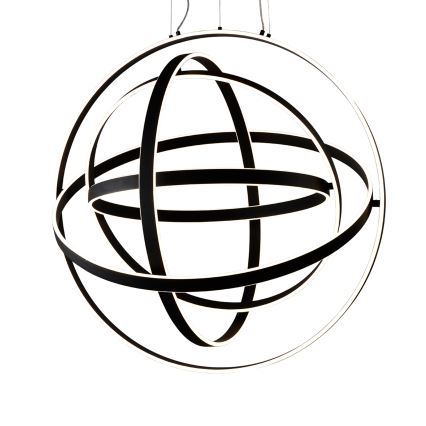 LED-Pendelleuchte an Kabel COPERNICUS LED/260W/230V schwarz