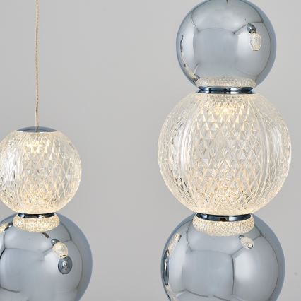 LED-Pendelleuchte an Kabel CREMONA LED/27W/230V 3000K mattchrom